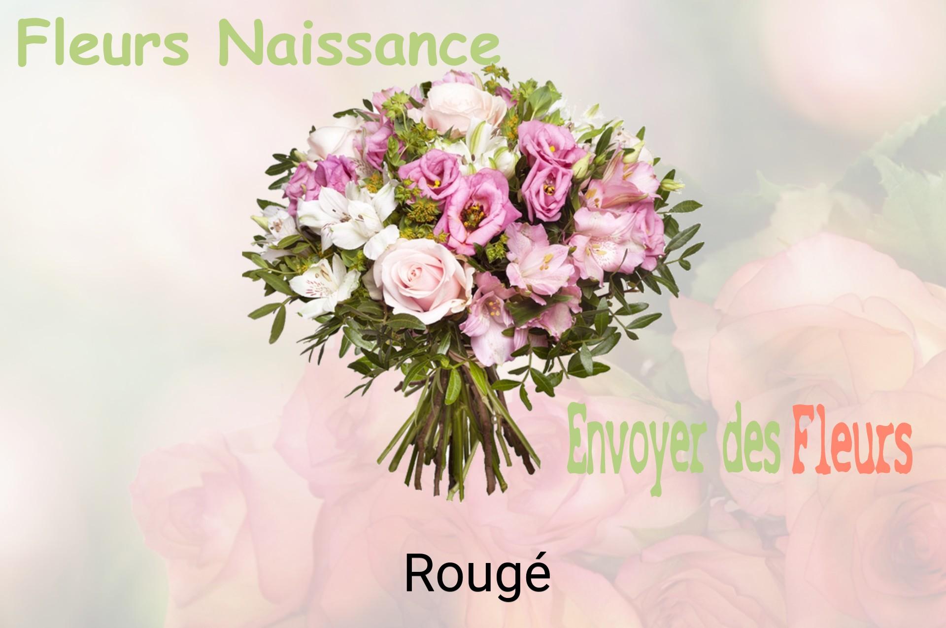 Bouquet de fleurs de naissance livré à Rougé